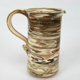 Ceramic pitcher, signed mg