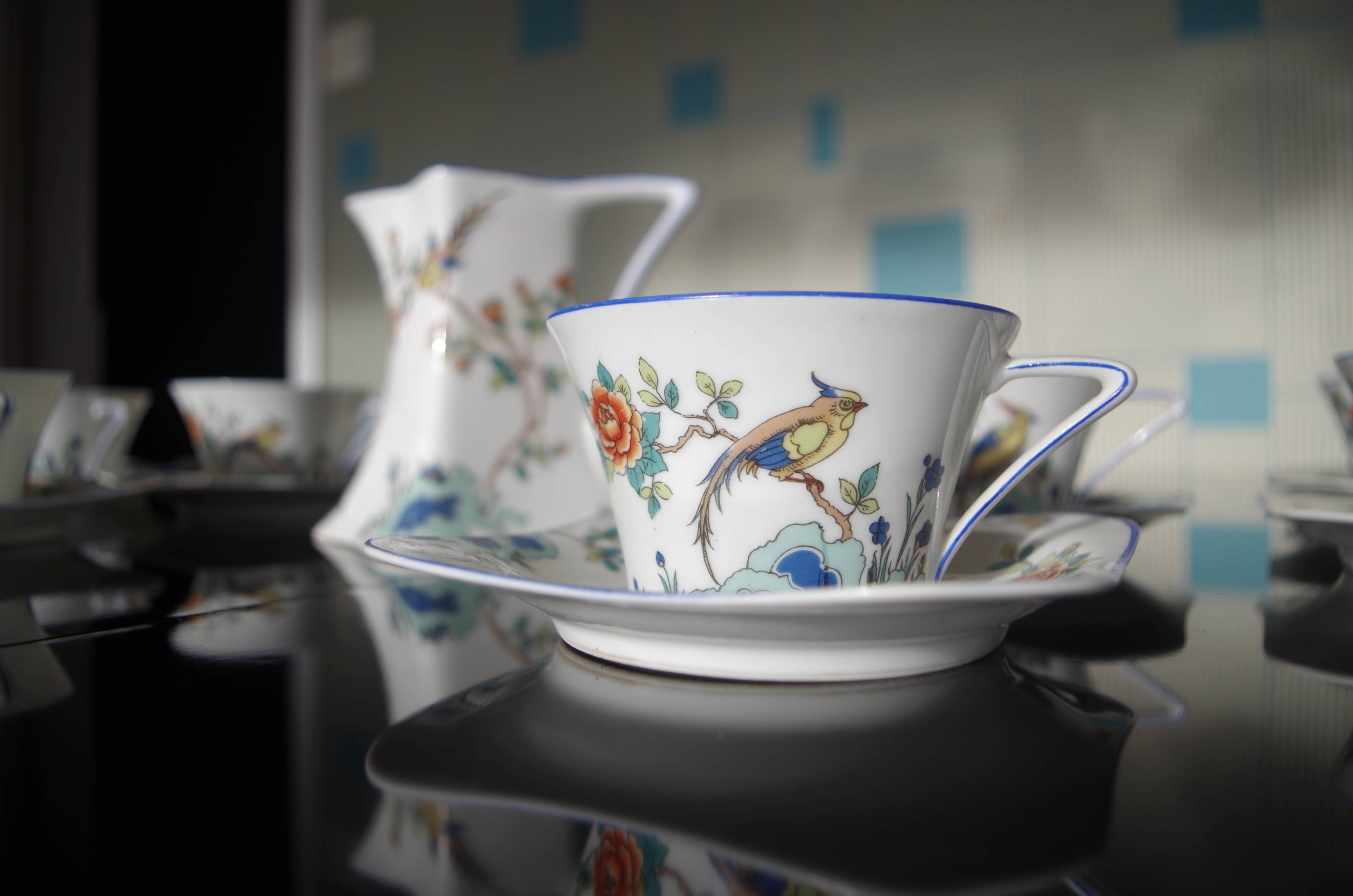 Limoges A. Lanternier porcelain tea service