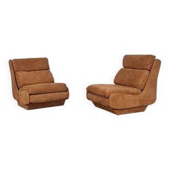 Leather armchairs from the 1970s