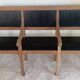 Early 20th-century solid oak bench