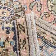 4x8 Pink & Navy Blue Vintage Rug 137x256Cm SK 6302