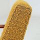 Pair of vintage boucle mustard armchairs H.Lis