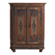 Polychrome wardrobe from Central Europe – Late 18th to early 19th century (c. 1780-1820)