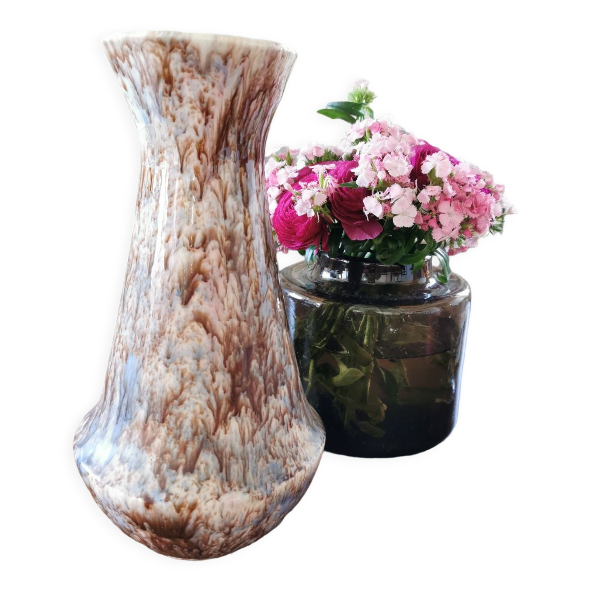 Enamelled vase