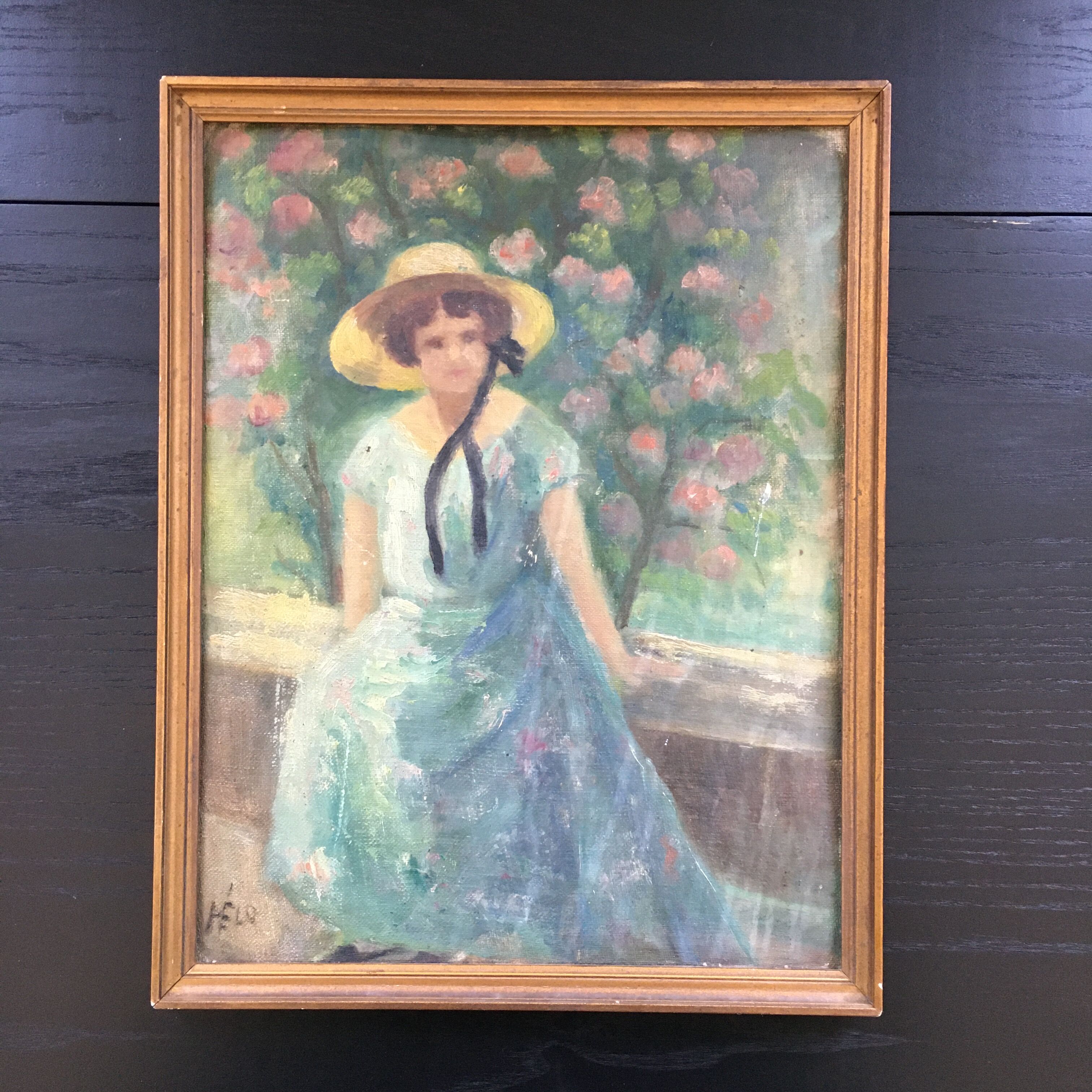 Painting Young Girl in the Hat