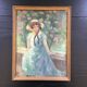 Tableau Jeune fille au chapeau