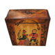 Chest painted with characters