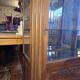 Vitrine art déco en acajou années 1930