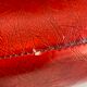 Red armchair 60s in skai
