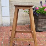 Wooden workshop stool