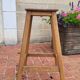 Wooden workshop stool