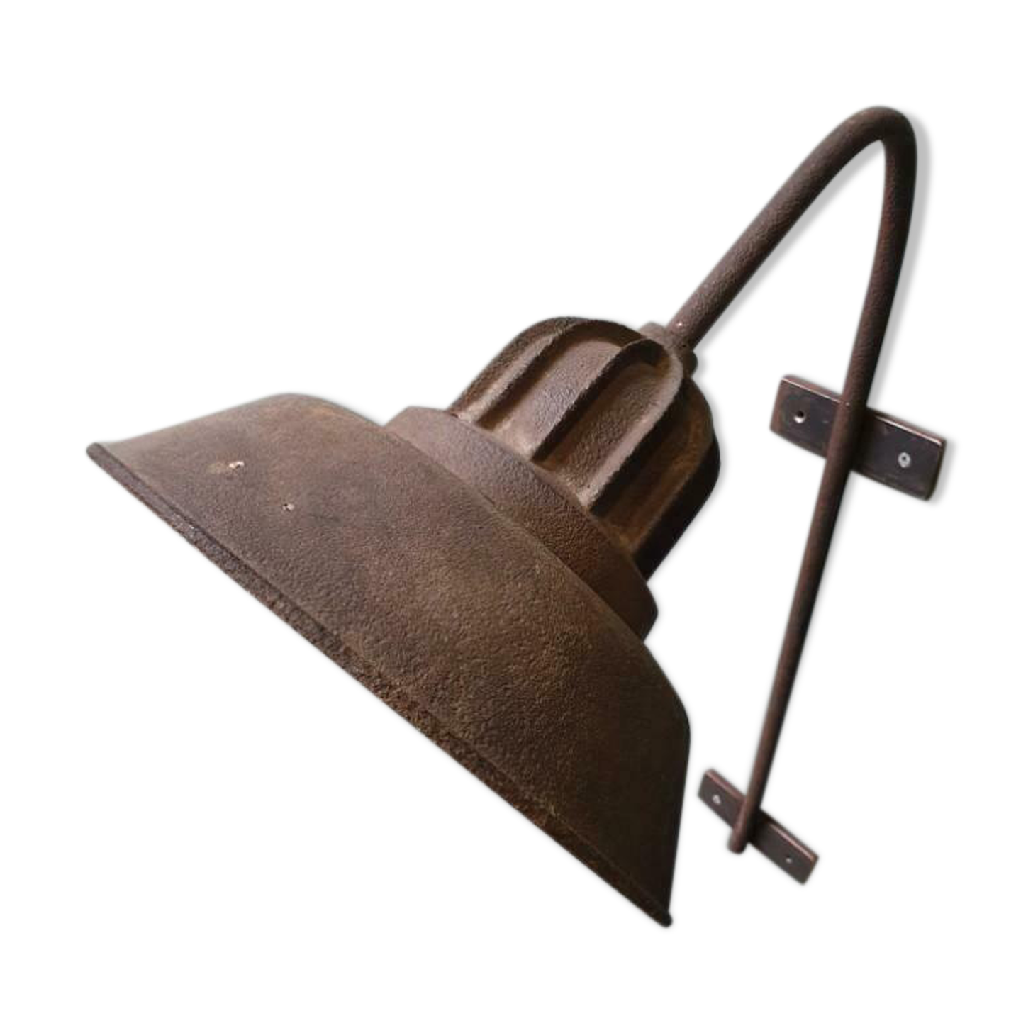 Old cast iron street lamp from France