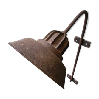 Old cast iron street lamp from France