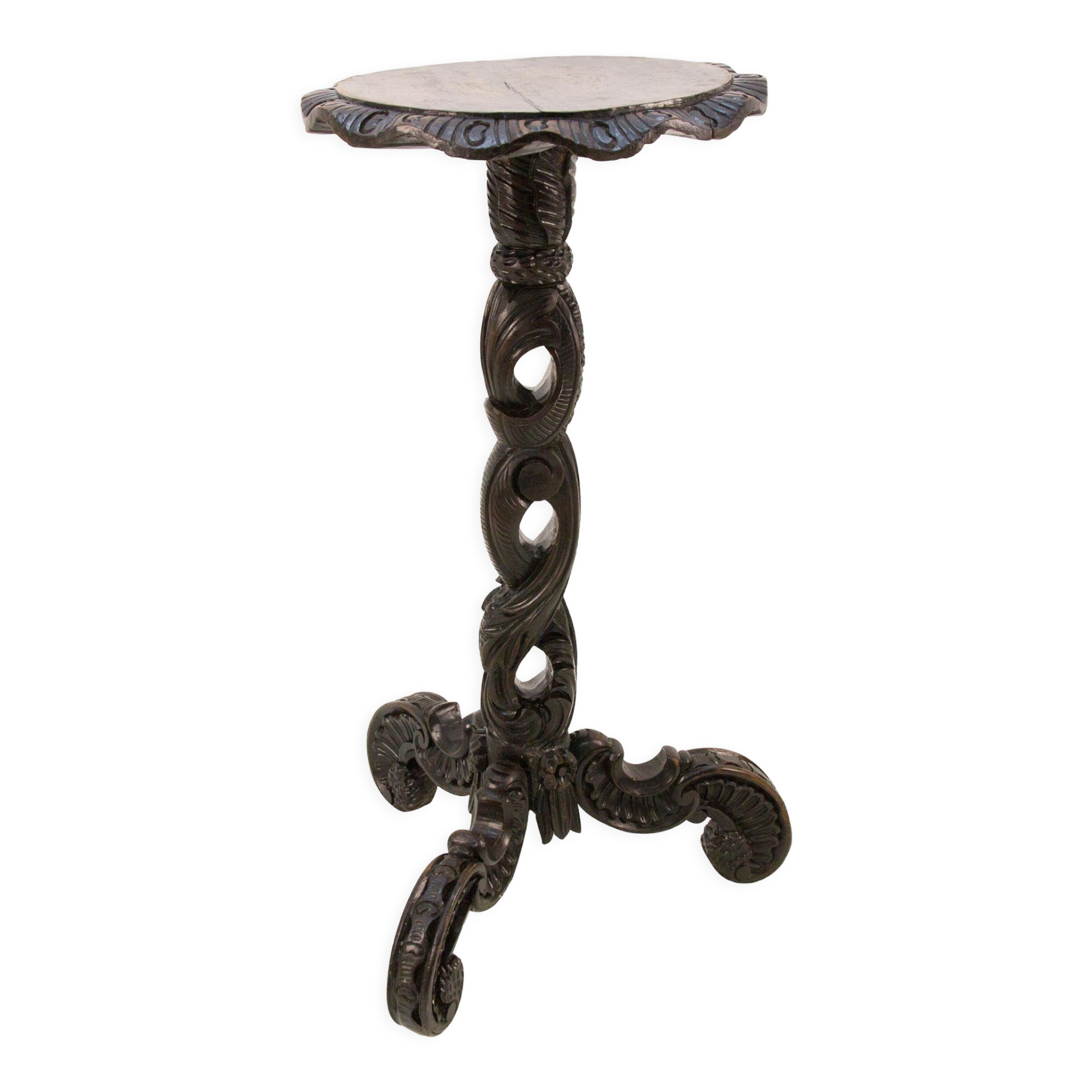 French carved pedestal table