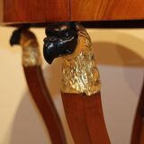 Biedermeier Cherry Veneer Gold-Leaf Center Table, Austria, 1820s