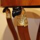 Biedermeier Cherry Veneer Gold-Leaf Center Table, Austria, 1820s