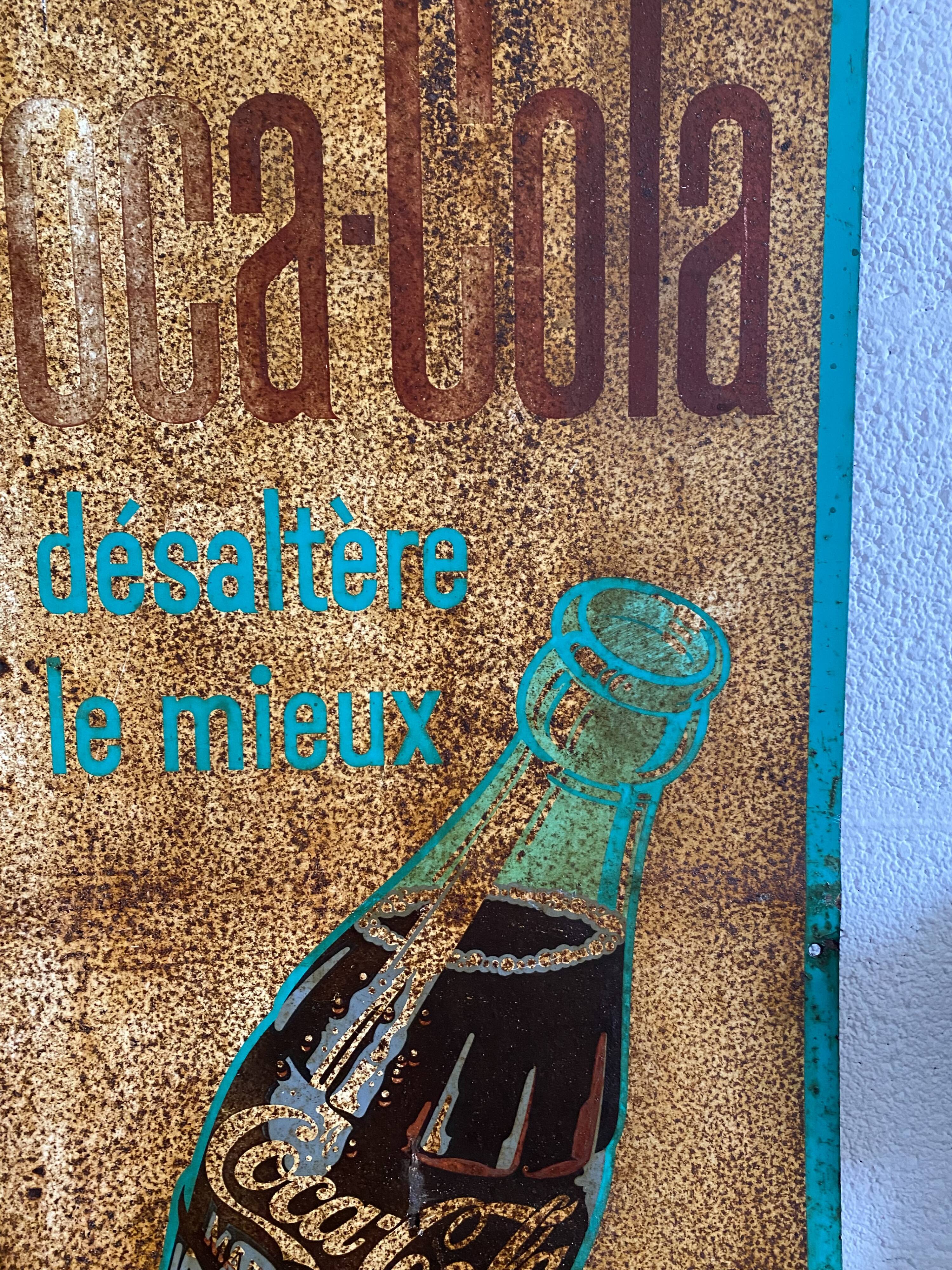 Coca-Cola advertising plaque