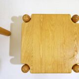 Pair of Mid Century square Pine Coffee Tables in the style of Ilmari Tapiovaara