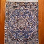 Persian Nain carpet made of wool and silk