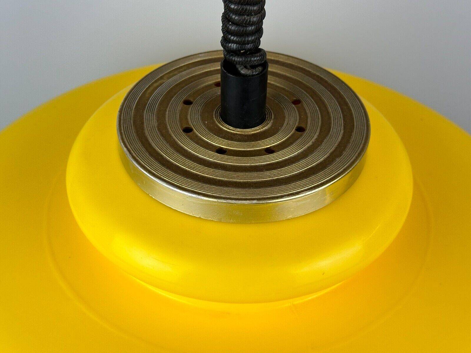 60s 70s ceiling lamp hanging lamp plastic chrome metal space age design