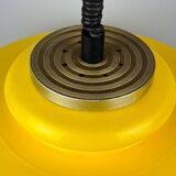 60s 70s ceiling lamp hanging lamp plastic chrome metal space age design