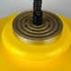 60s 70s ceiling lamp hanging lamp plastic chrome metal space age design