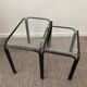 Pair of 2 vintage pull-out tables from the 70s-80s