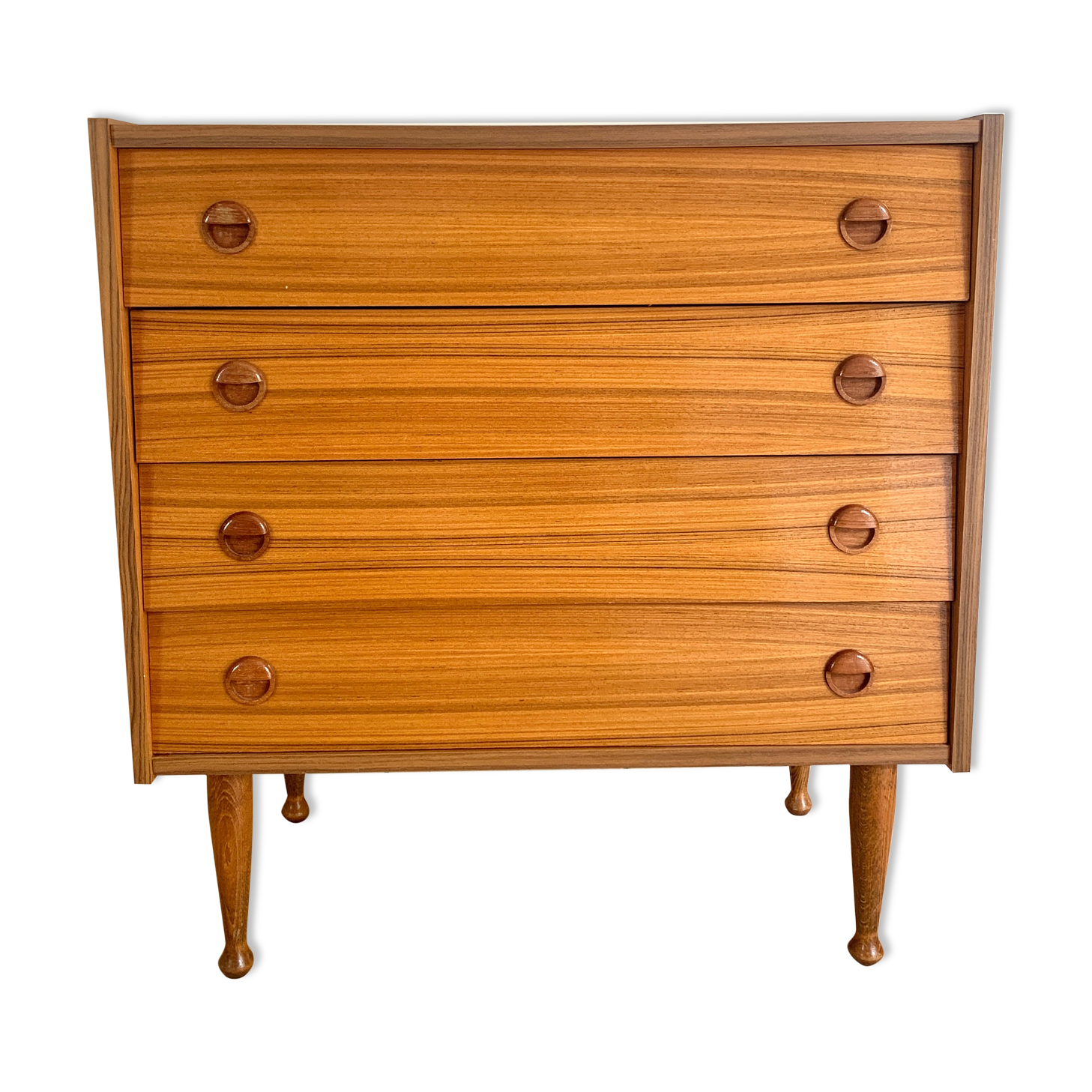 Teak chest of drawers 60s