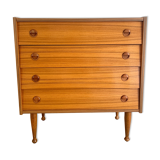 Teak chest of drawers 60s