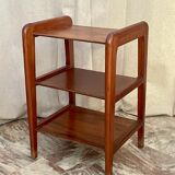 Teak sofa end table 1950 France