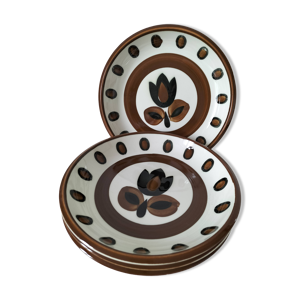 4 assiettes creuses boch