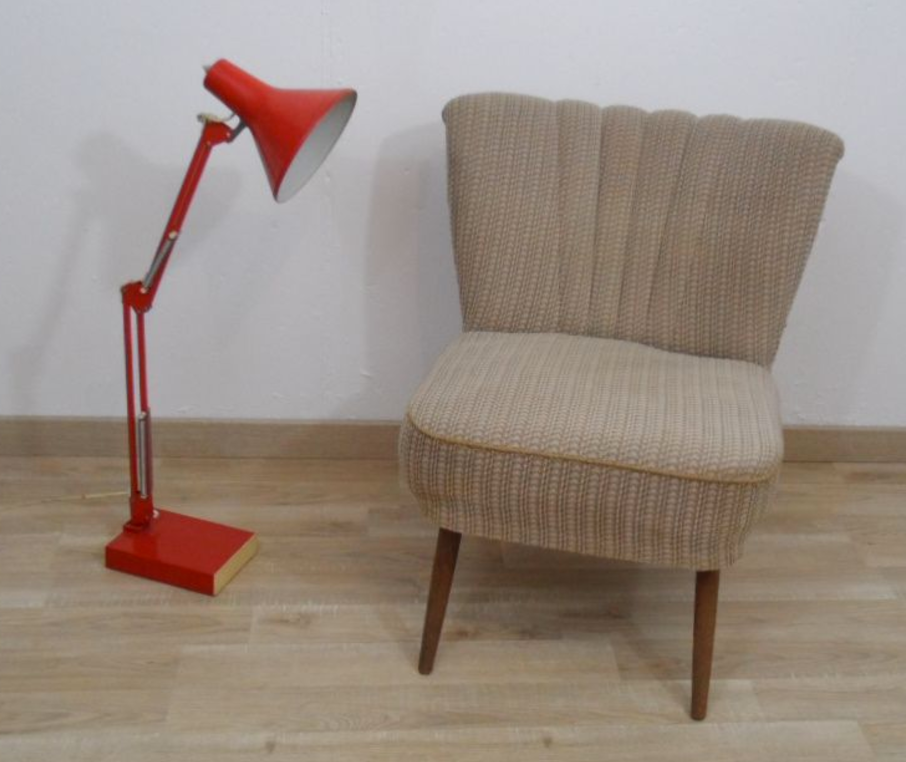 Chair grey cocktails 50's