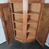 Old fir corner cabinet