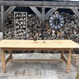 Solid oak farmhouse table 233cm