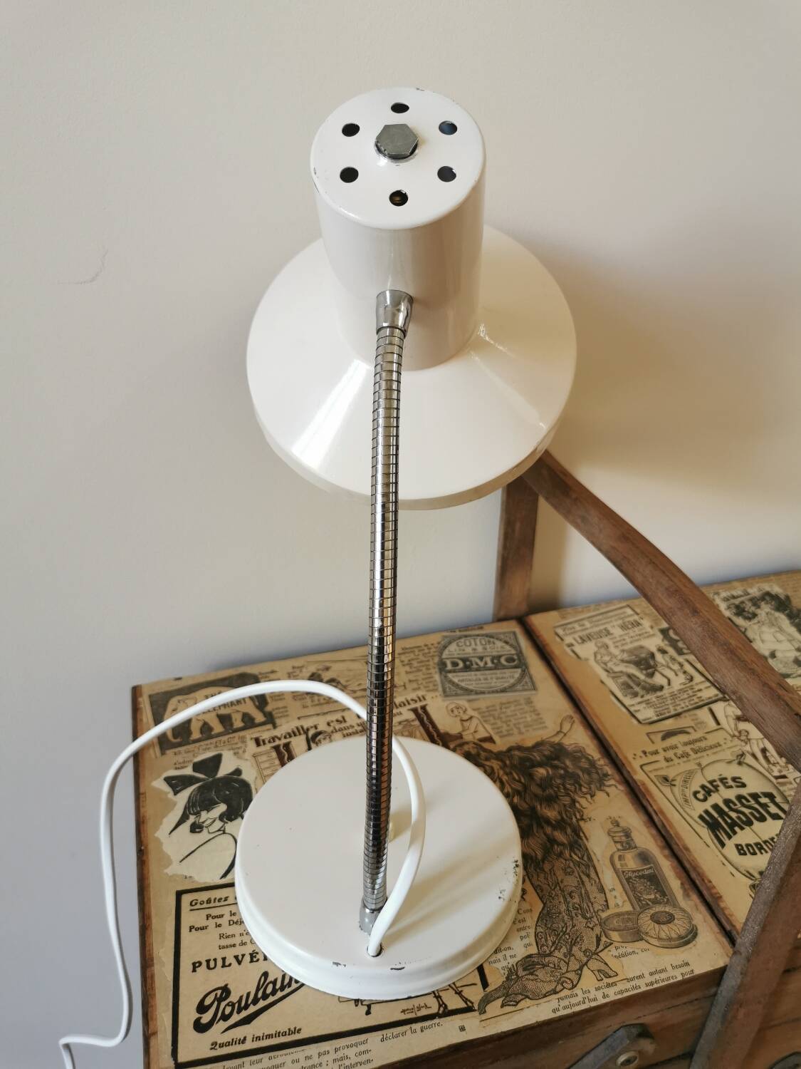 Industrial style desk lamp