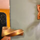 Large vintage entrance wardrobe, wall-mounted coat rack with mirror and p