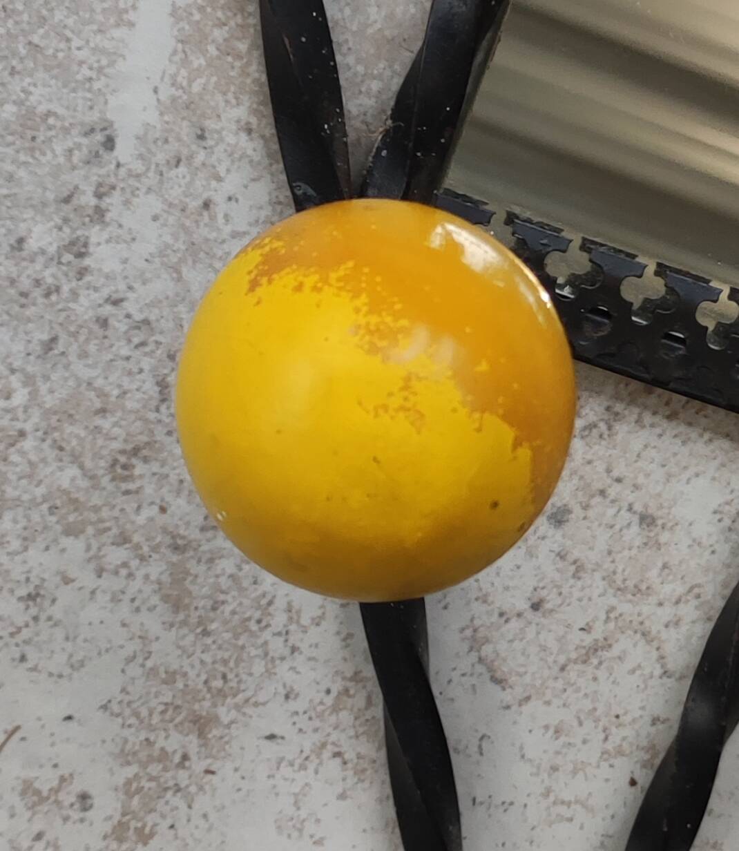 Vintage wall mirror coat rack