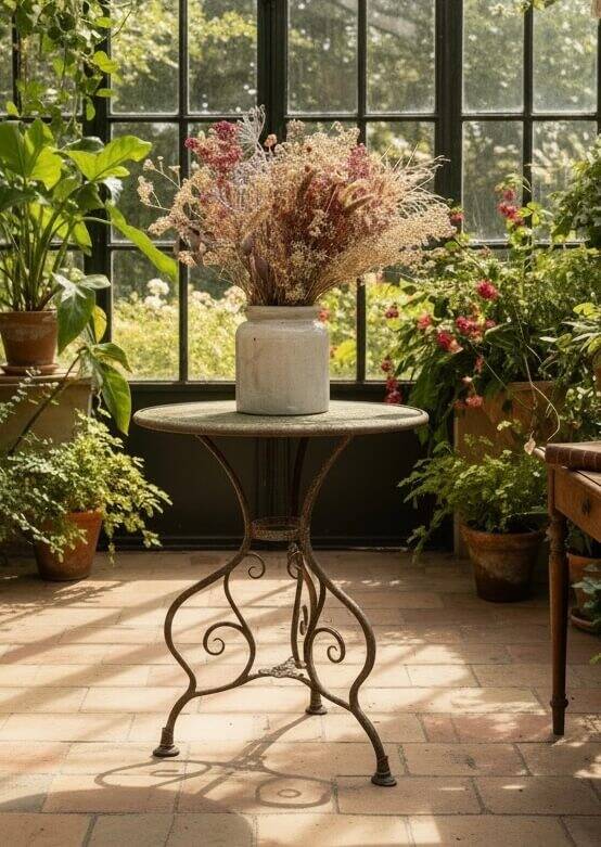 1900 wrought iron guéridon from Arras, St Sauveur