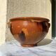 Antique glazed earthenware soup tureen.