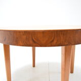 Mid-century  Round Folding dining table  by Jindrich Halabala ,Czechoslovakia,1950‘s.