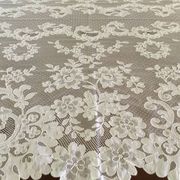 Lyon lace tablecloth from the prestigious brand Doguin made on crafts in Tulle