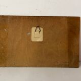 A pair of old paintings on wood.