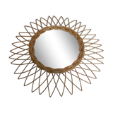Miroir soleil osier