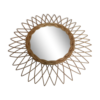 Mirror sun wicker