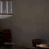 Hardwood stool Tonga (Batonga) carved with geometric patterns, 20th century, 1960s.