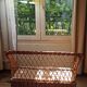 Vintage wicker chest bench