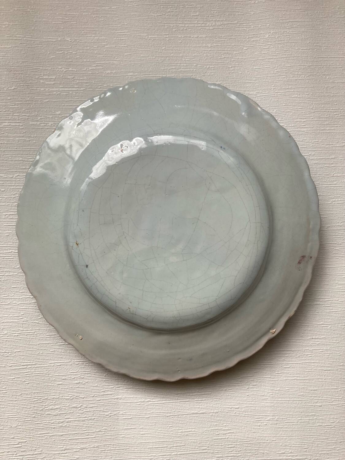 19th Century Plate Ermine & Heraldic Dragon Brittany