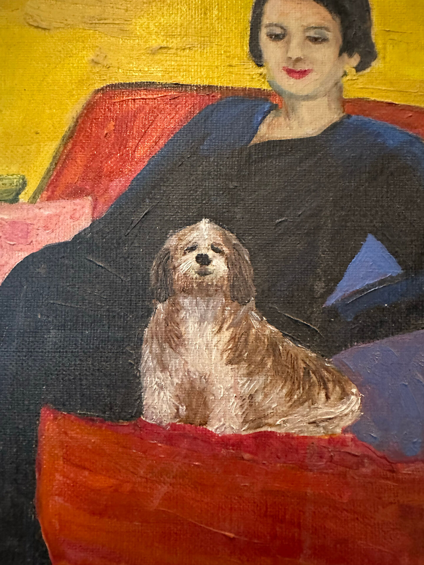 Oil on canvas signed FES