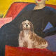 Oil on canvas signed FES