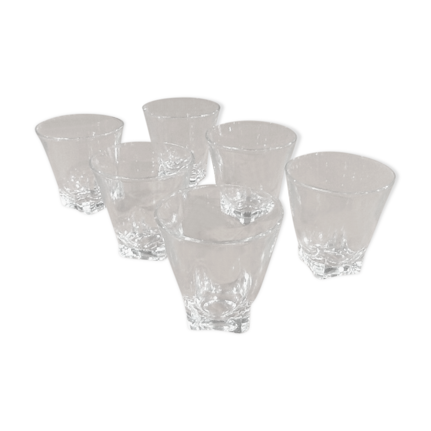 1950s Suite of 6 glasses Liqueur / Digestive France